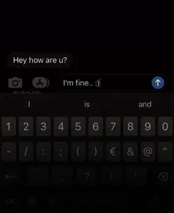 Im fine :)..
