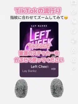 TikTok流行りのズームテンプレ