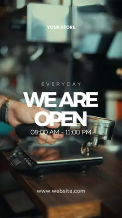 We Are Open