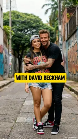 with David Beckham