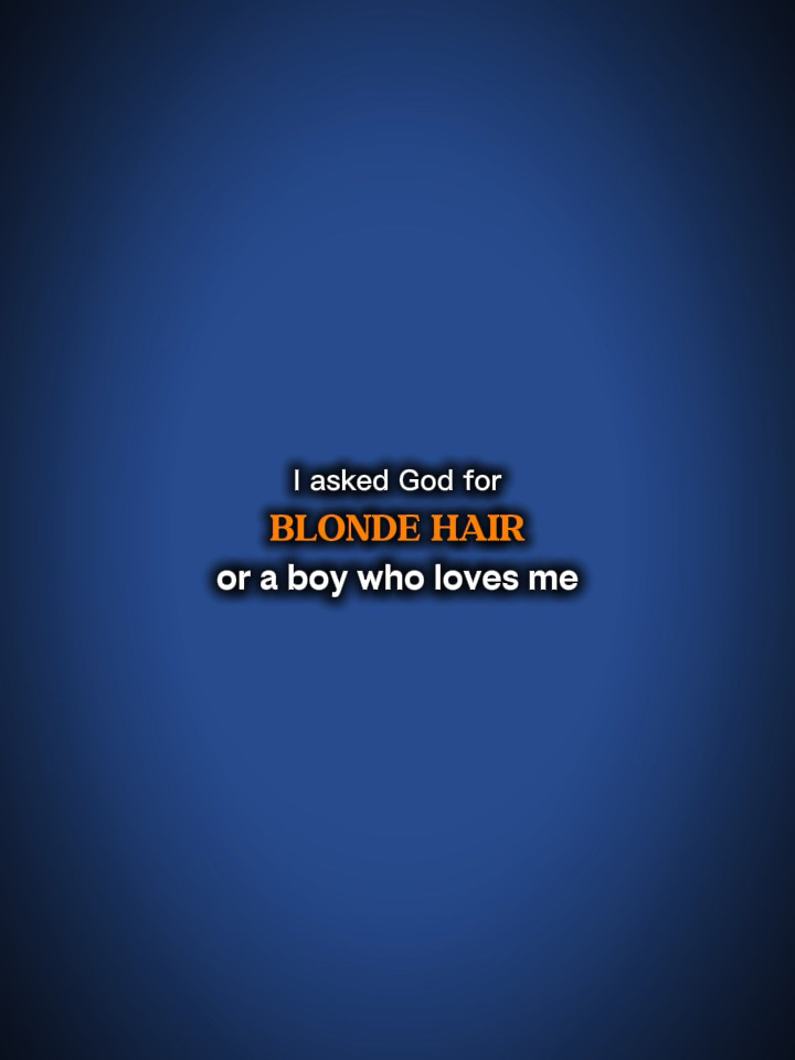 Cheveux blonds