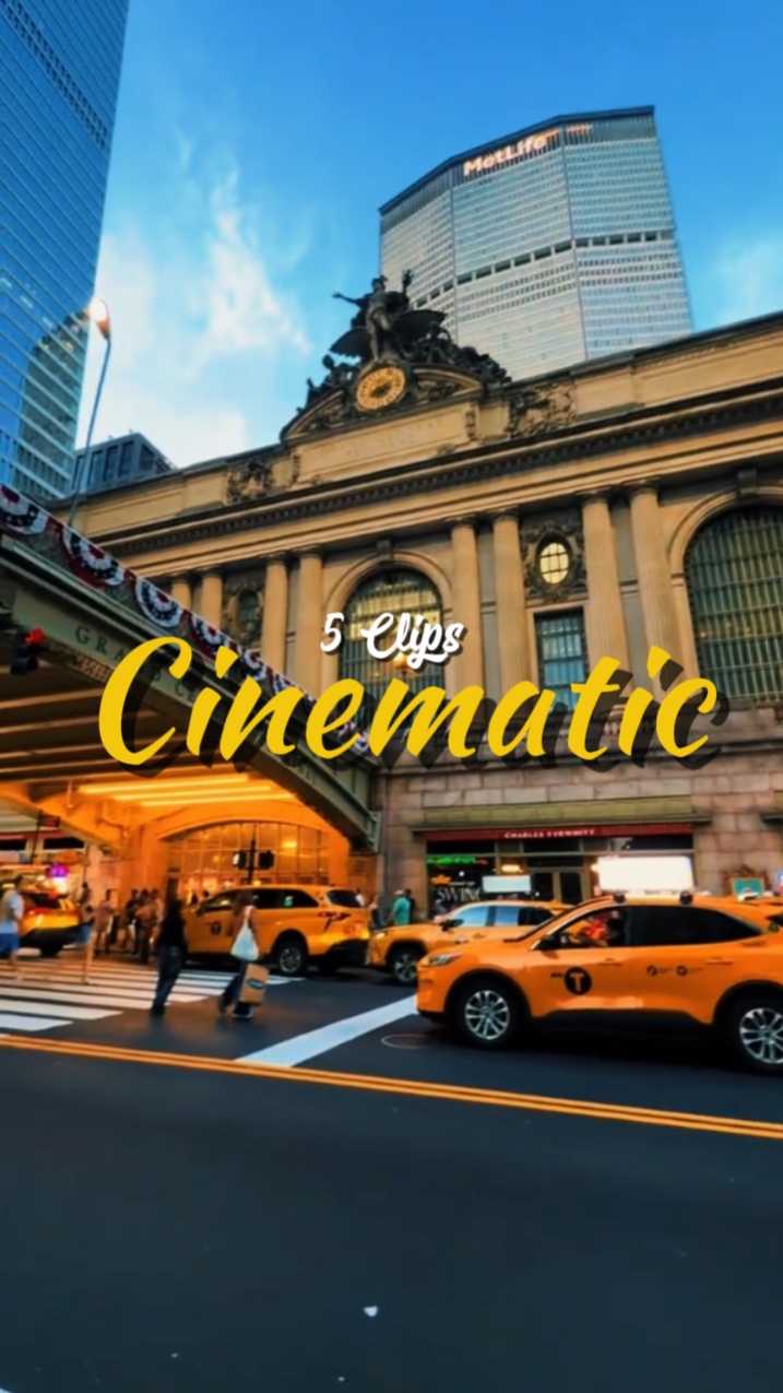 5 CLIPS CINÉMATIQUES