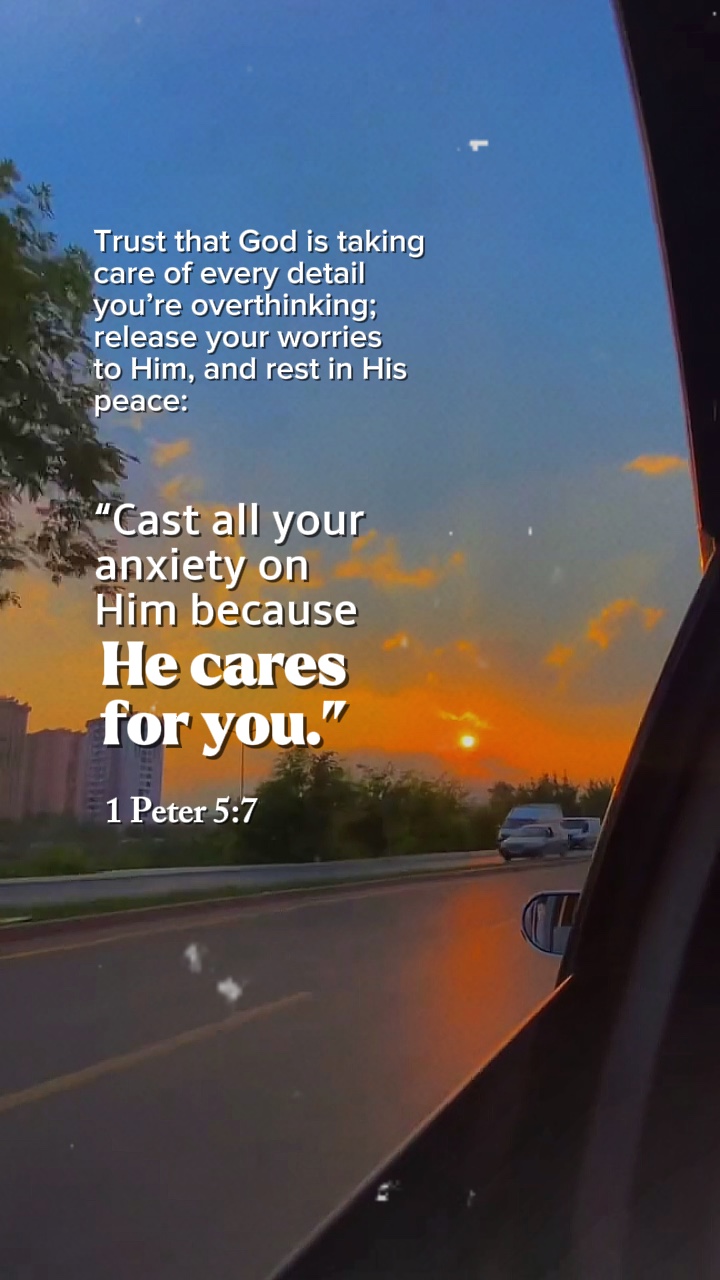 God cares for you. 