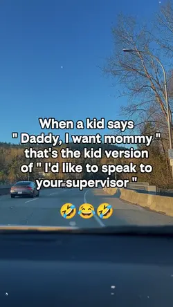 When a kid says