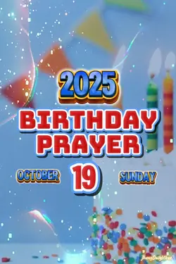 Birthday Prayer