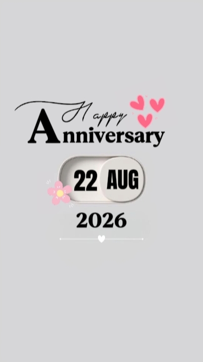ANNIV 22 AUGUST 2026