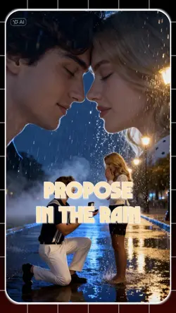 Propose in the rain