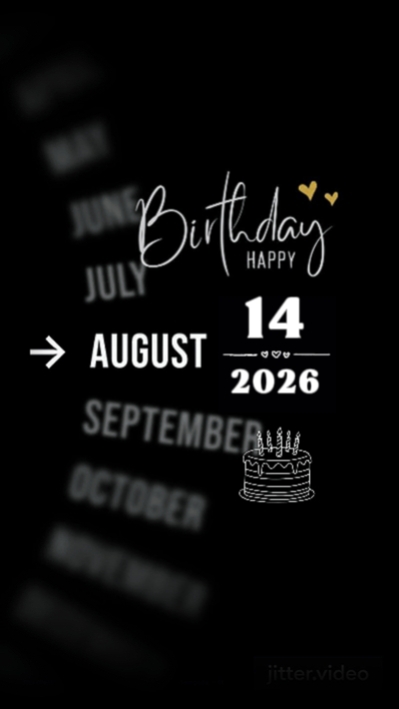 BDAY SON 14 AUGUST