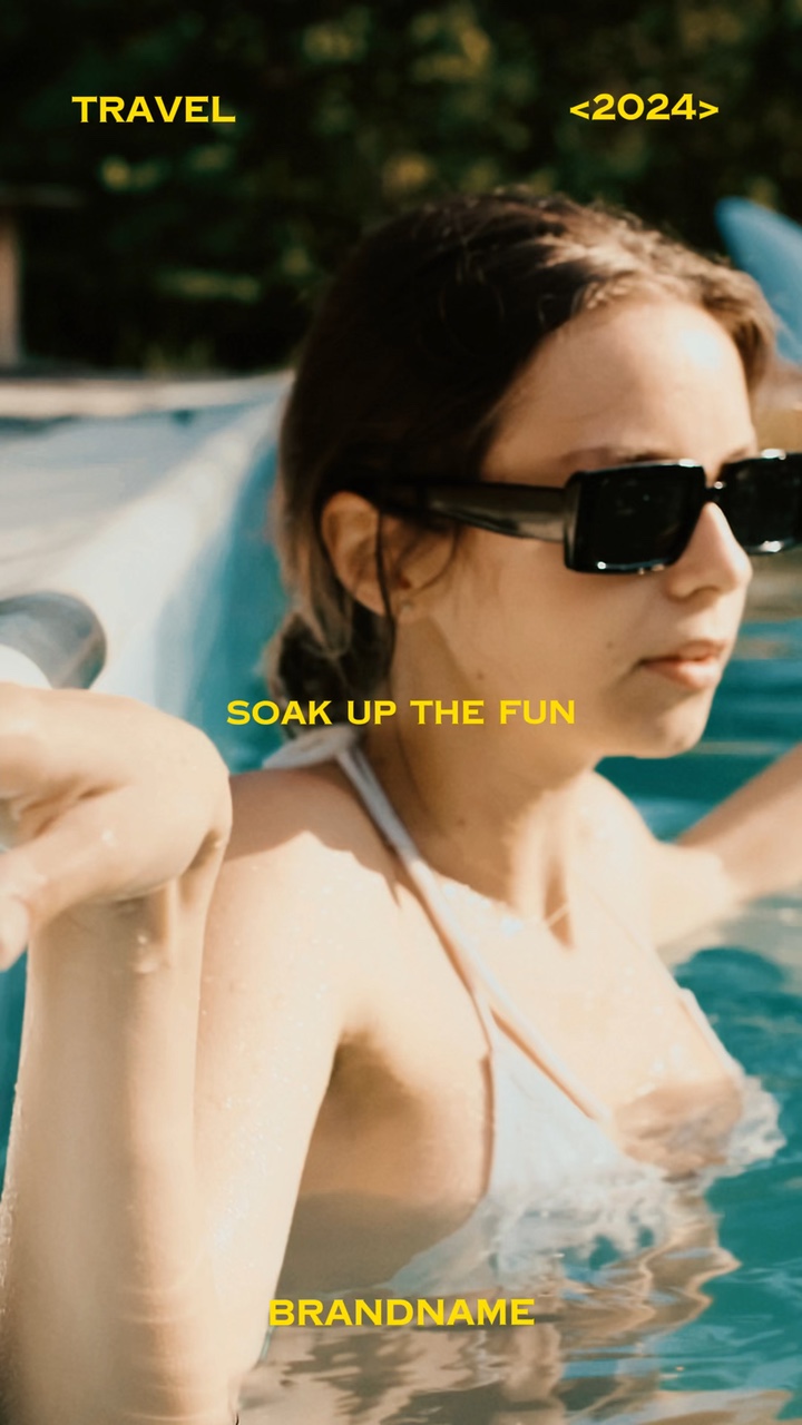 Publicités Instagram d'une agence de voyage cinématographique rétro