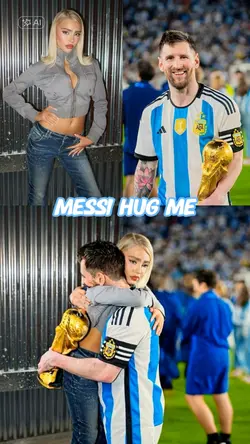 Lionel Messi Hug Me