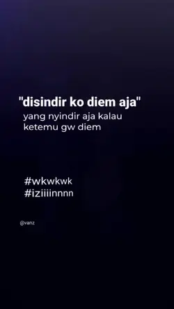 disindir ko diam aj