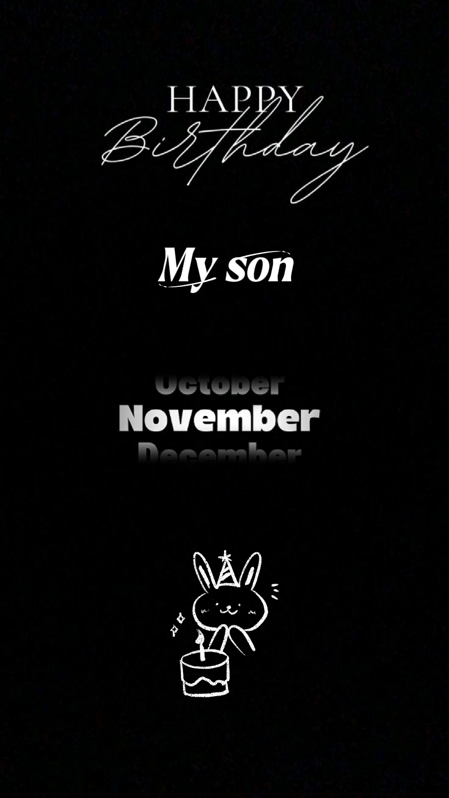 HBD MY SON