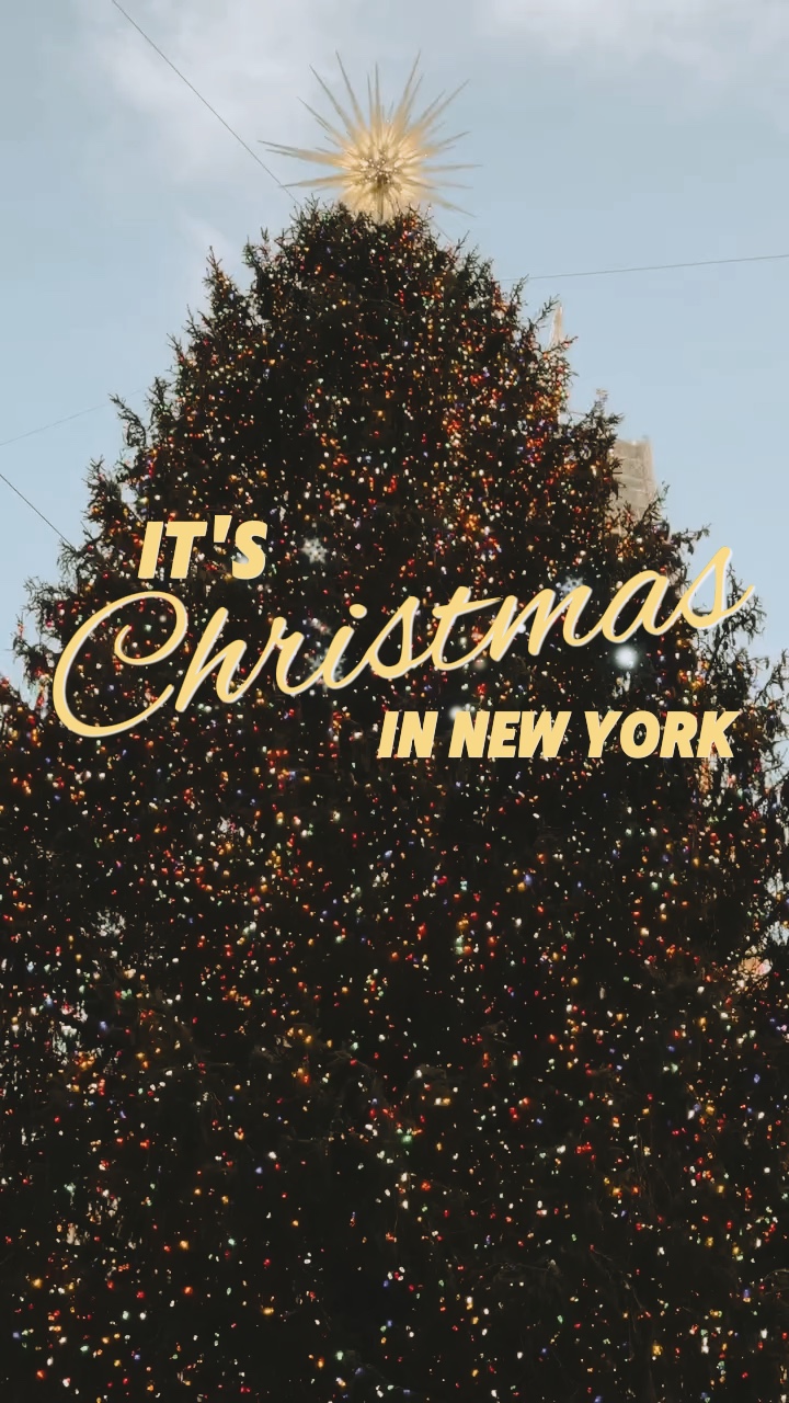 It’s Christmas in NY