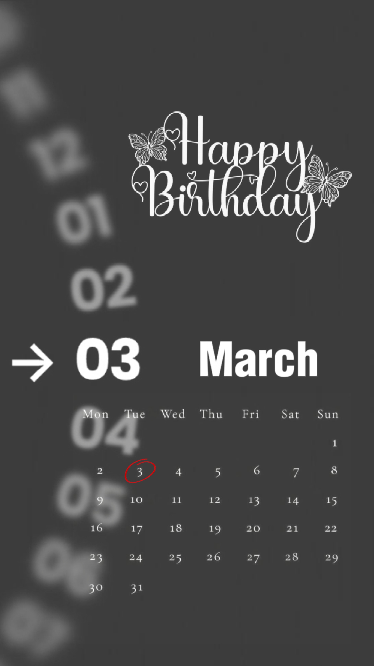 HBD 03 MART 