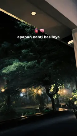 apapun nanti hasilny