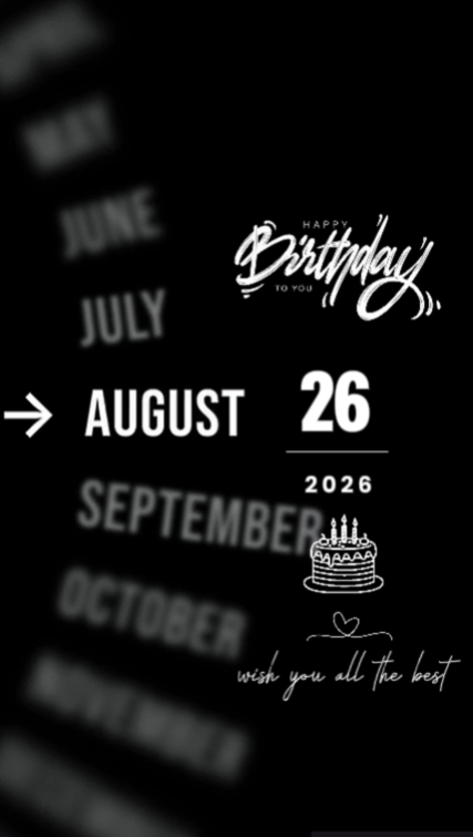 Hbd dad 26 august 