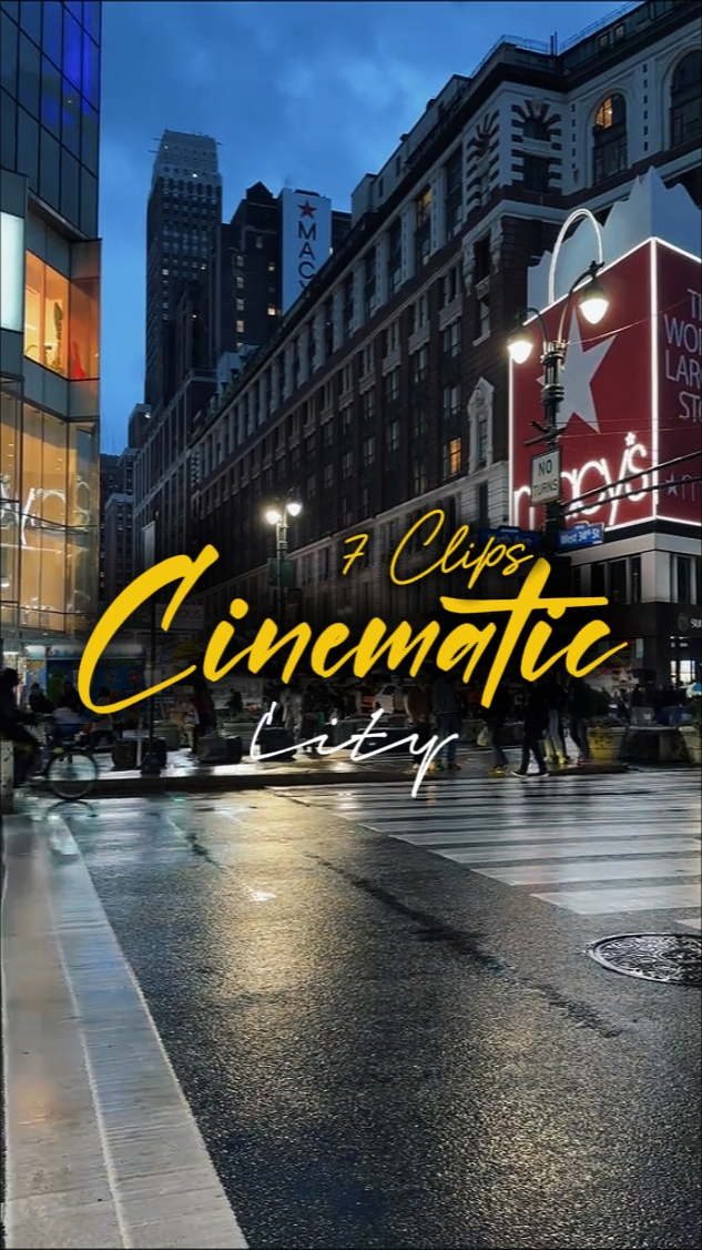 7 clipes cinematográficos