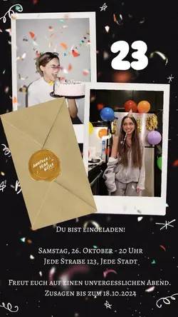 Einladung 🎁🥳