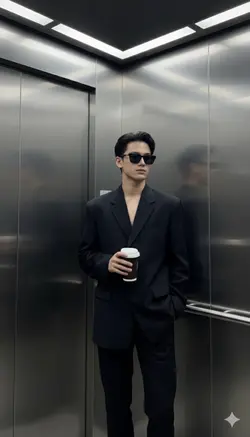 trend jas hitam