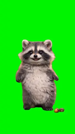 Raccoon Dancing