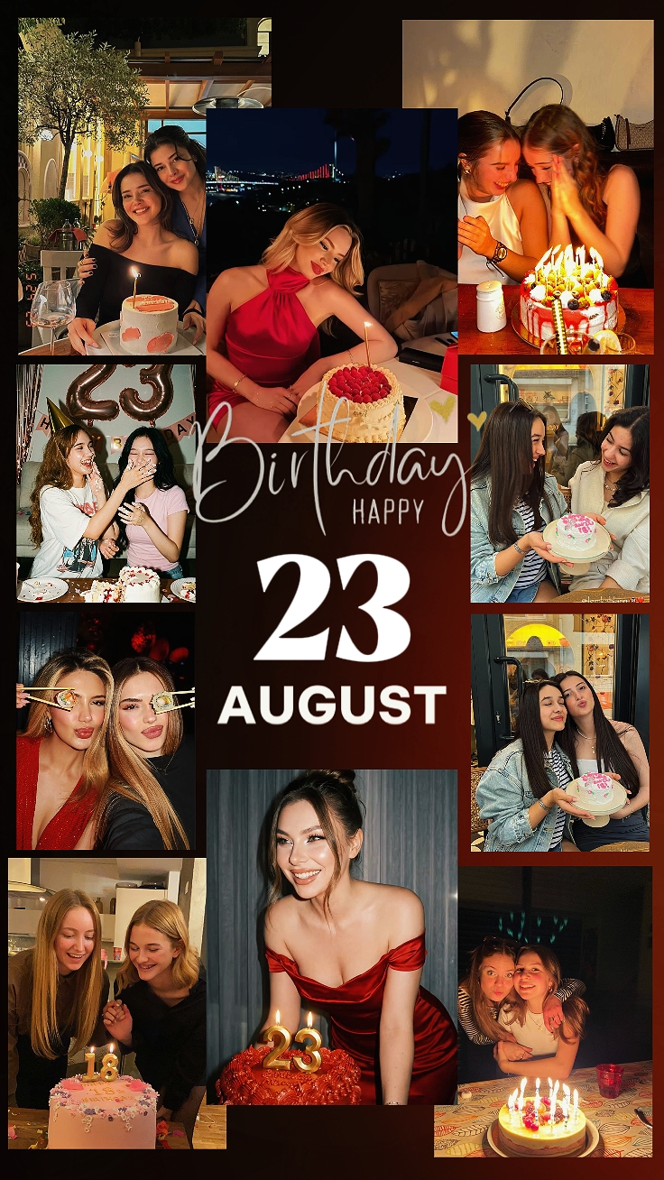 Feliz cumpleaños 23 de agosto