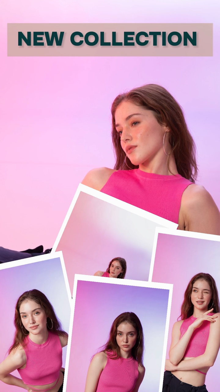Neue Kollektion Kleidung Produkt Display Tiktok Style 