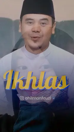 belajar ikhlas dan