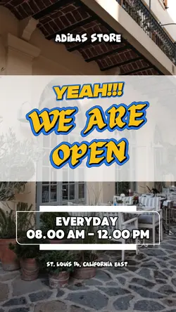WE ARE OPEN 