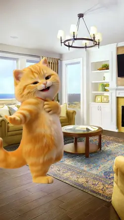 kitten dance cute