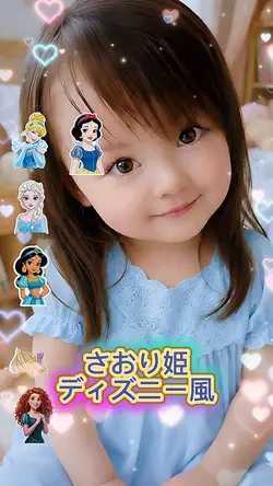 #さおり姫 ディズニー風