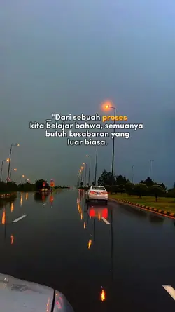 Dari sebuah proses..