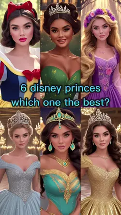 6 disney princess
