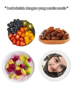 berbuka dgn yg manis