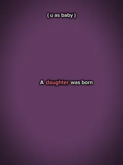 a daughter was born