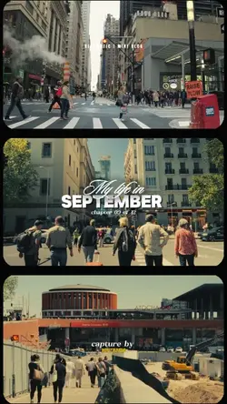 my life in September