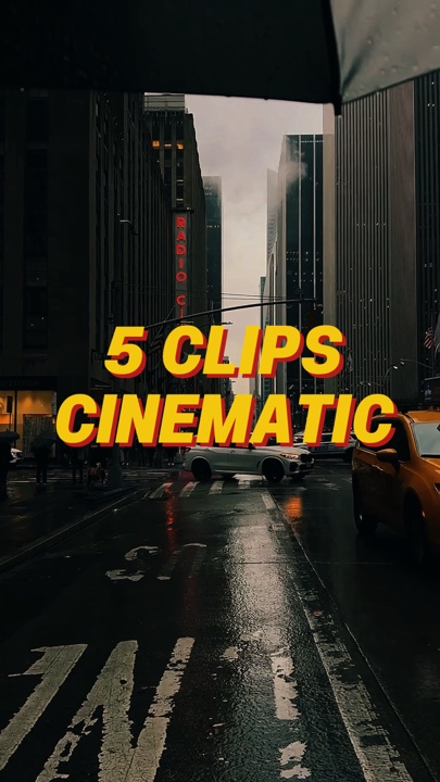CINEMÁTICO 5 CLIPES