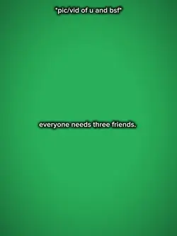 Everyone needs three