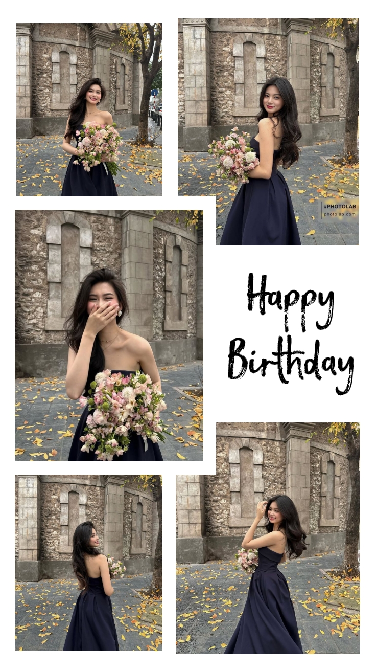 Esthétique d'anniversaire 