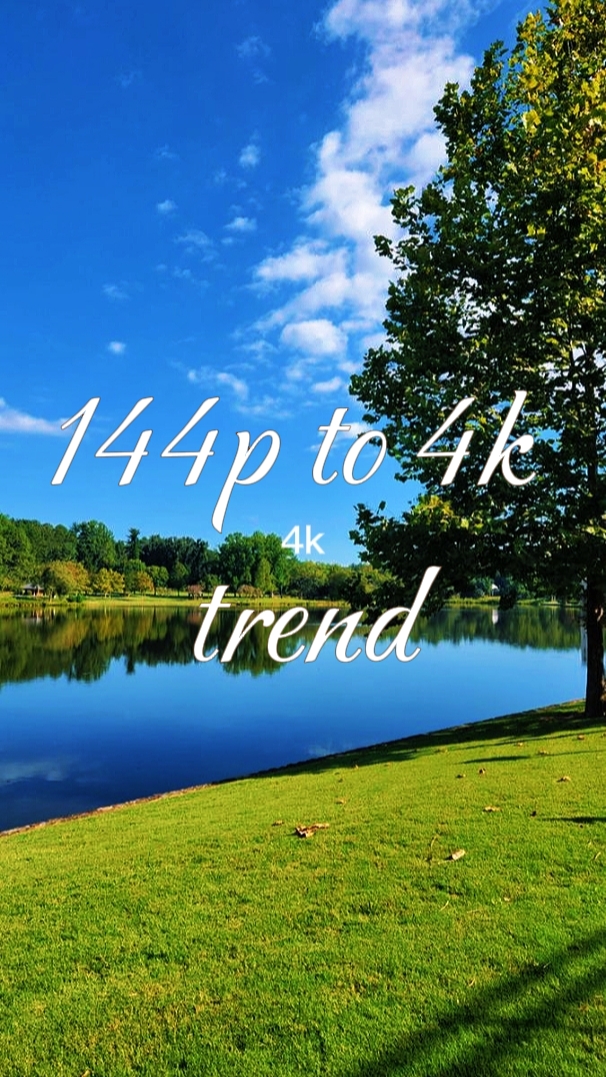 144p to 4k trend