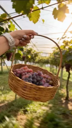 Colheita de uvas 🍇