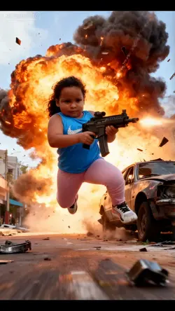 war action scene