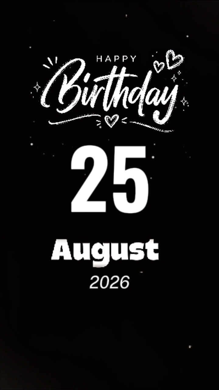 HBD MY DAUGHTER 25