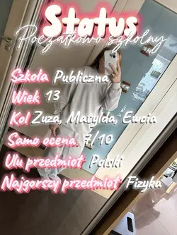 Status przed szkolny