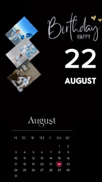 HBD Son 22 August