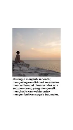 aku ingin menjauh...