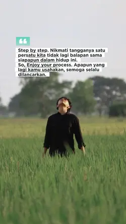 Step by step. Nikmat