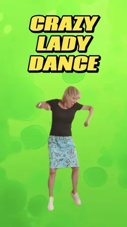 Crazy Lady Dancing 