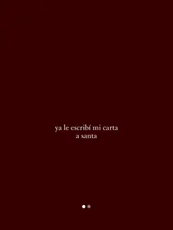 mi carta a santa