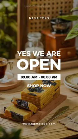 story : we are open