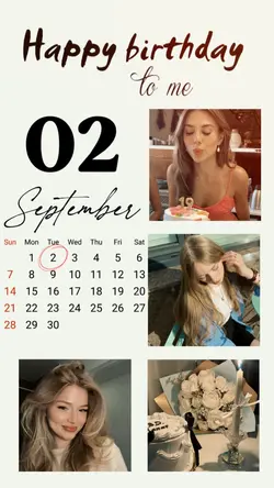 BIRTHDAY 2 SEPTEMBER